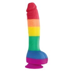 NS NOVELTIES DILDO COLOURS PRIDE EDITION 8INCH DONG