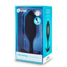 B-VIBE VIBRATING SNUG PLUG 5 BLACK