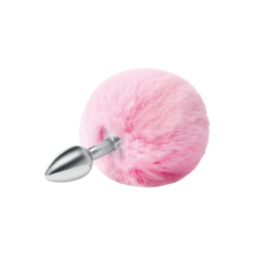 Whipsmart 3-Calowa Metalowa Wtyczka Fluffy Bunny Pink Tail