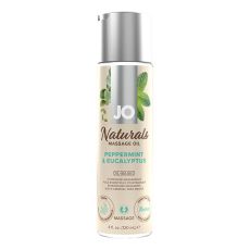 Naturalny olejek do masażu o zapachu mięty i eukaliptusa System JO Naturals Massage Oil Peppermint & Eucalyptus 120 ml