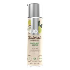 Naturalny olejek do masażu o zapachu kokosa z limonką System JO Naturals Massage Oil Coconut & Lime 120 ml