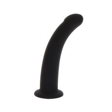 Silikonowe dildo Taboom Strap-On Dong Black Medium 