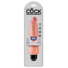 Kink Cock 8" Vibrating Stiffy Flesh