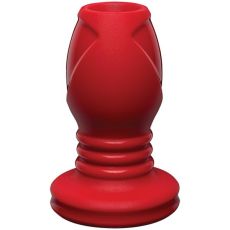 Kink Wet Works Explore - Platinum Premium Silicone Plug 4" Red