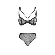 Petitenoir Set out of balconette bra and lace brief S