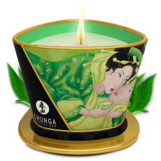 Shunga - Green Tea Massage Candle 170 ml