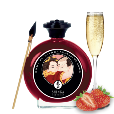 Shunga - Strawberries & Champagne Bodypaint 100 ml