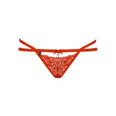 Obsessive 838-THO-3 stringi czerwone S/M