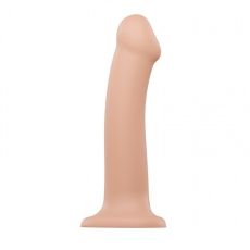 Silicone Bendable Dildo Double Density Vanilla L