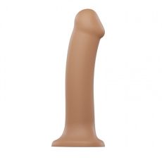 Silicone Bendable Dildo Double Density Caramel XL