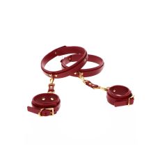 Taboom Wrist To Thigh Cuff Set Red