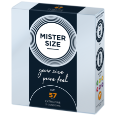 Mister.Size Condoms 57 mm 3 Pieces