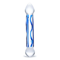 Szklane Dildo Ze Stymulującą Teksturą Full Tip Textured S Dildo Glas