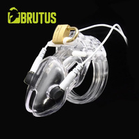 Volt Cage Electro Chastity Cage Clear Brutus