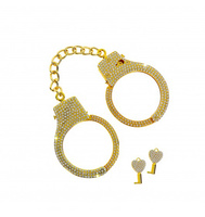 Kajdanki Diamond Wrist Cuffs Gold Taboom