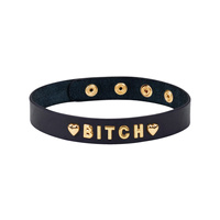  Liebe Seele Gold Word Choker-BITCH