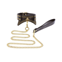 Obróżka Ze Smyczą Vogue Studded Collar And Leash Taboom