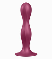 Dildo z wewnętrznymi kulkami Double Ball-R red Satisfyer