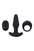 Zestaw Korek Analny I Pierścień Erekcyjny Teamwork Gender X