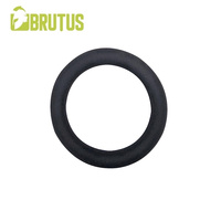 Silikonowy pierścień erekcyjny Brutus Slim Donut Silicone Cock Ring Black 50 mm