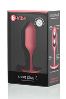 Korek analny Snug Plug 2 Coral b-Vibe