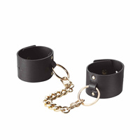 Kajdanki na nadgarstki Maze Wide Cuffs Black Bijoux Indiscrets