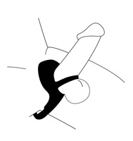 Pierścień Erekcyjny Z Korkiem Armour Tug Lock Black Perfect Fit