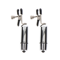 Klamerki Na Sutki Nipple Play Adjustable Vibrating Clamps Taboom