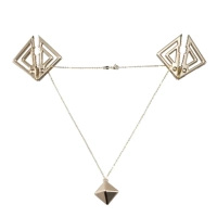 Zaciski Nipple Clamps With Heavy Pendant Gold LOCKINK