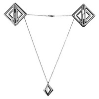 Zaciski Adjustable Nipple Clamps With Light Pendant Grey LOCKINK