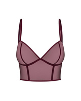 Półgorset Gwen Burgundy M Promees