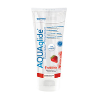 Lubrykant Wodny O Smaku Truskawkowym Aquaglide Strawberry 100 Ml JoyDivision
