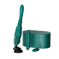 Maszyna Do Seksu Sesh Compact Sex Machine Turquoise Green Zalo