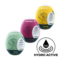 Zestaw Do Masturbacji Masturbator Egg Set 3Pcs Satisfyer