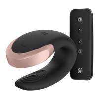 Wibrator dla par Satisfyer Double Love Black