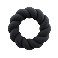 Pierścień Erekcyjny Twisted Black Rocks-Off